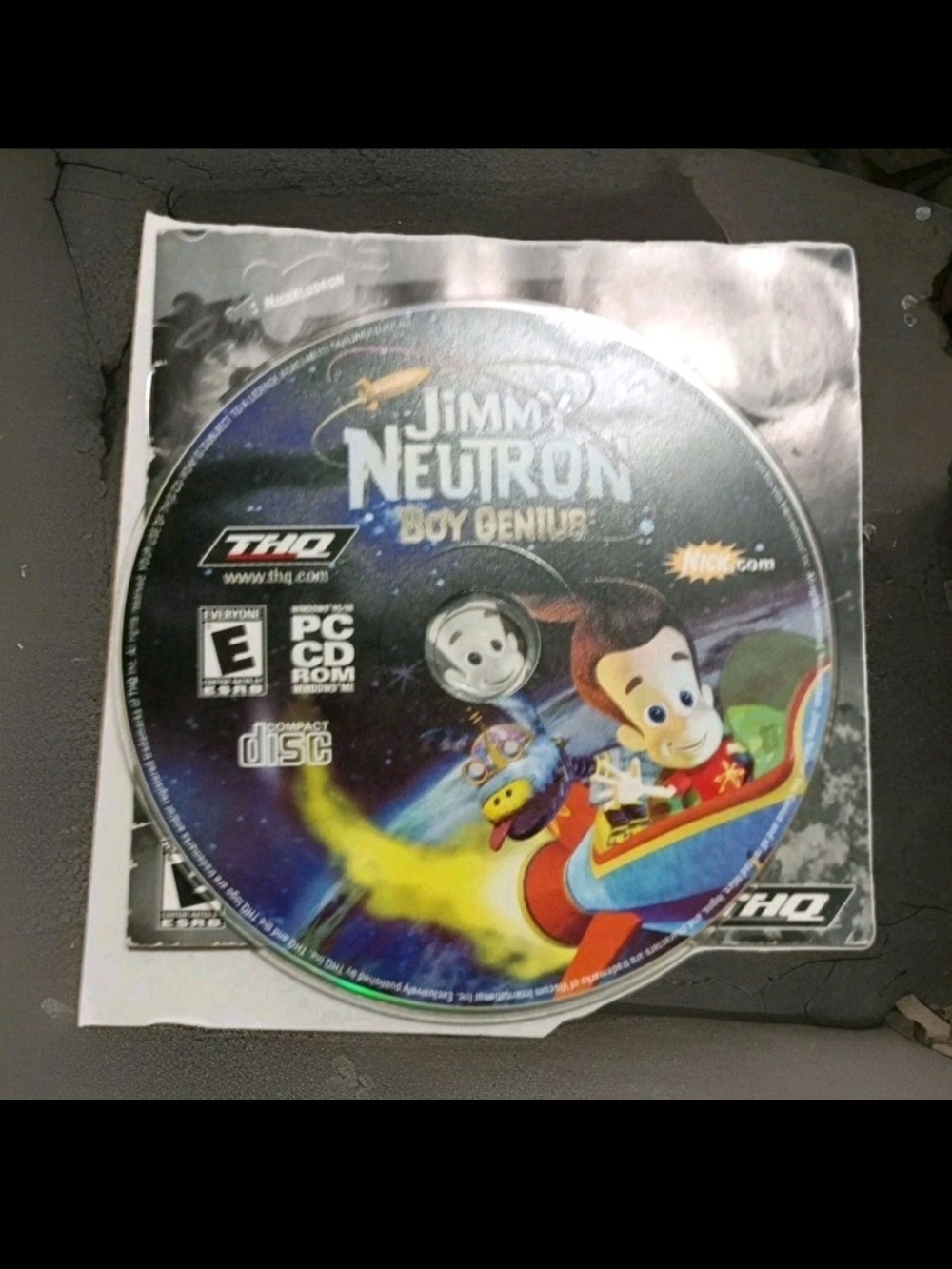 JIMMY NEUTRON Boy Genius Video Game PC (CD-ROM, 2001) THQ Nickelodeon